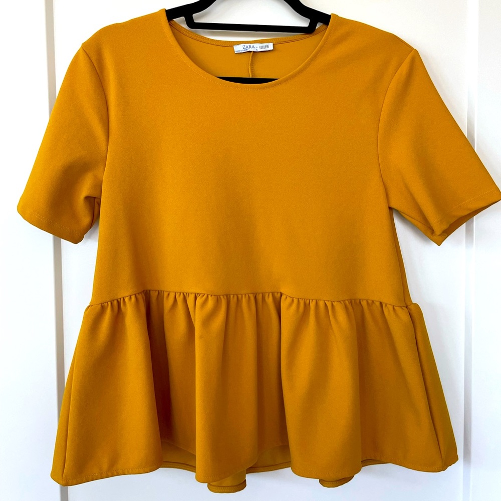 Zara Peplum Top